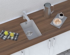 Ewigstein Мойка кухонная 2540 иней – фотография-3